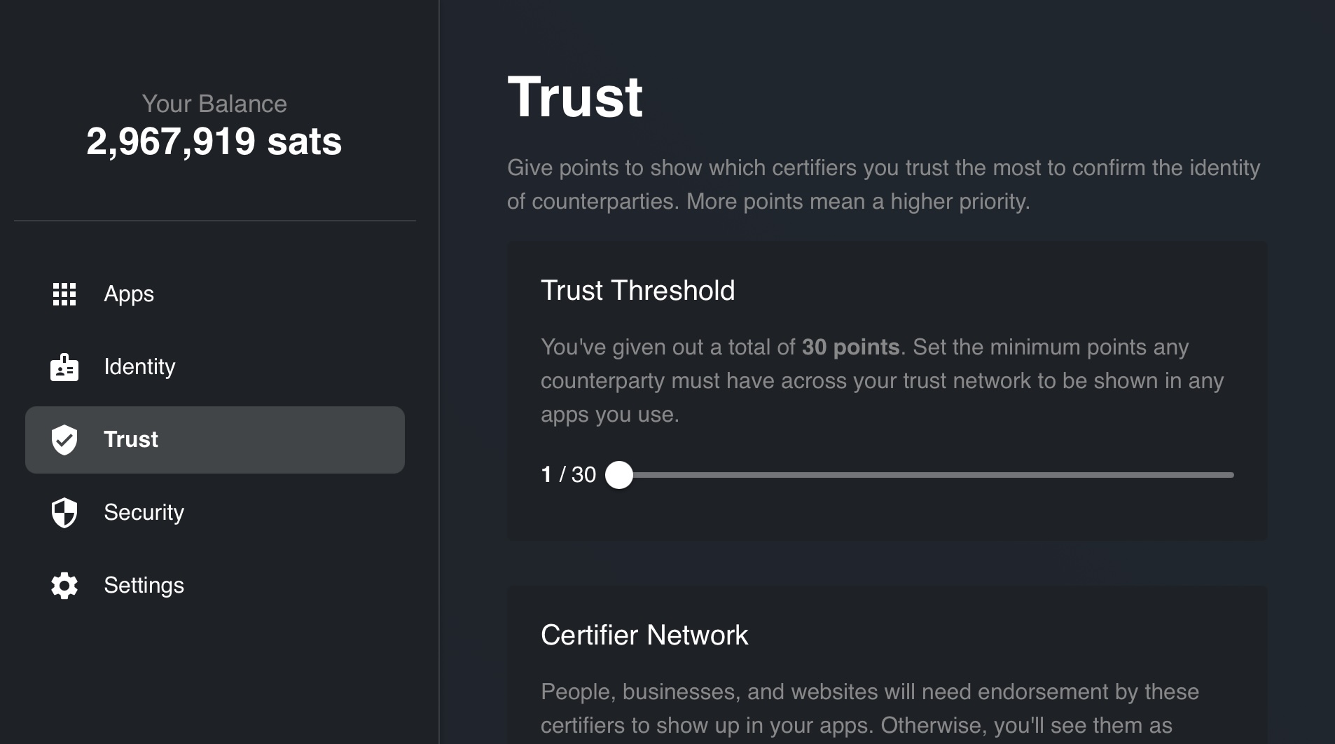 BSV Desktop Screenshot
